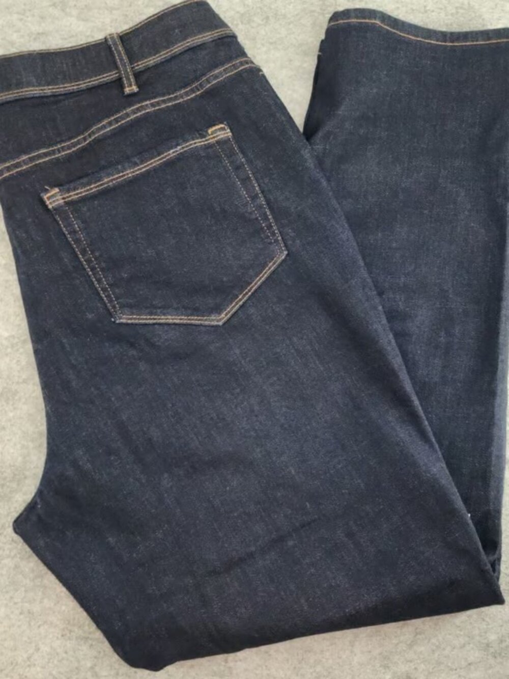 J.Jill Dark Wash High Rise Straight Leg Denim Jeans Plus Size 18R Womens